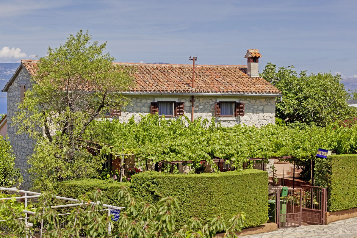 Ferienhaus Sveta Marina mit Meerblick