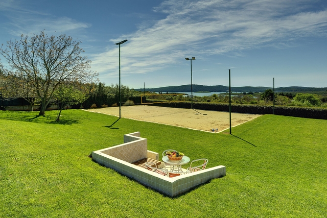 Ferienhaus mit eigenem Beach-Volleyballplatz