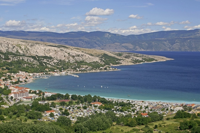 Ferienanlage Baška direkt am Meer